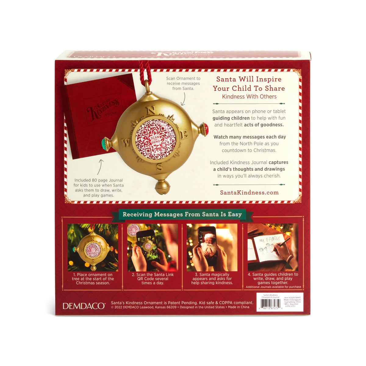 2023 Santa's Kindness Ornament