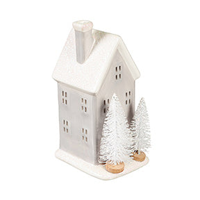 8" LED Ceramic House
