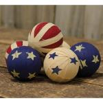 Americana Rag Balls set of 6