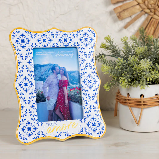 That's Amore 6.5" x 8.25" Picture Frame (Holds 4" x 6" Photo)