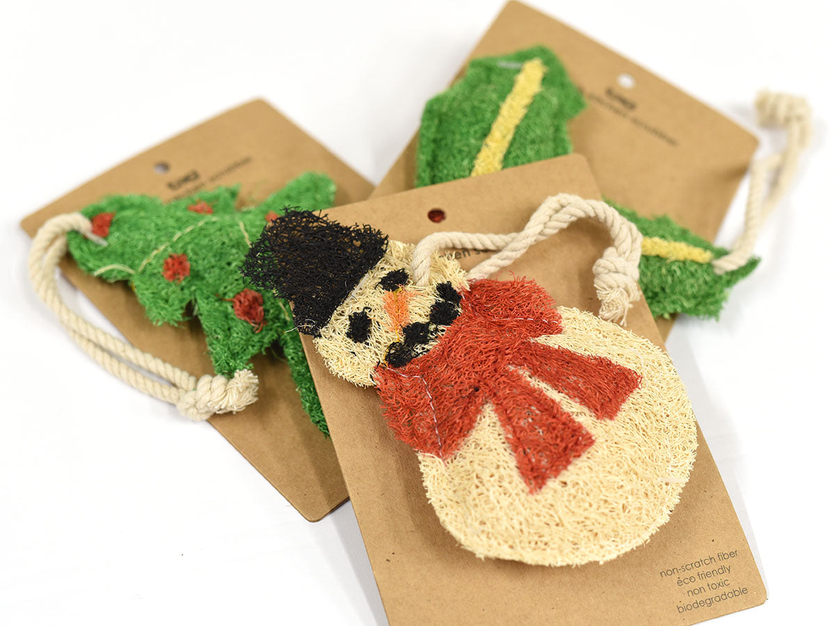 Holiday Loofah Kitchen Scrubber