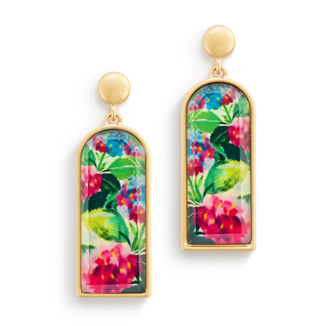 ArtLifting Earrings - Hydrangea Ajisai