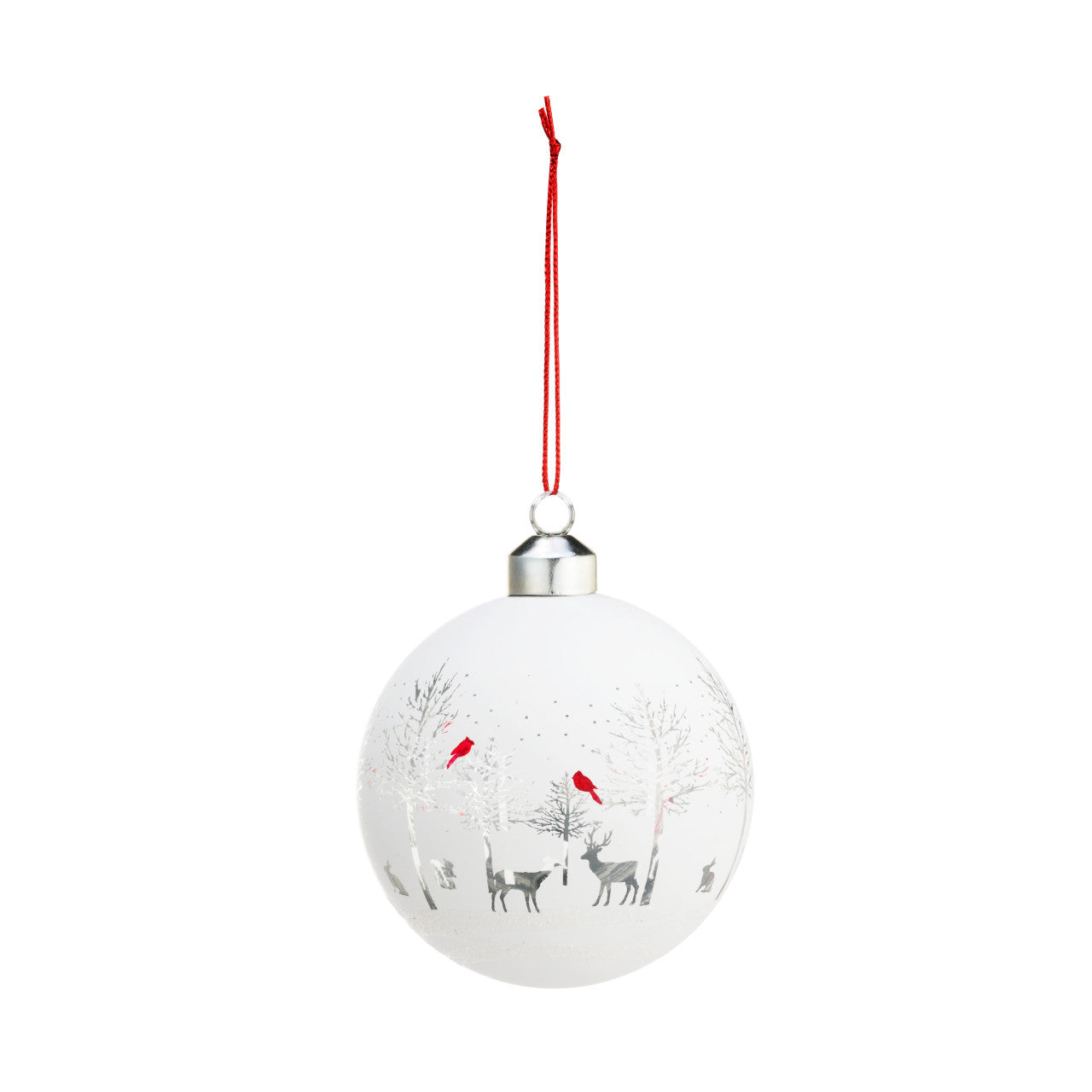 Etched Deer Ornament