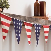 82" Fabric Patriotic Garland
