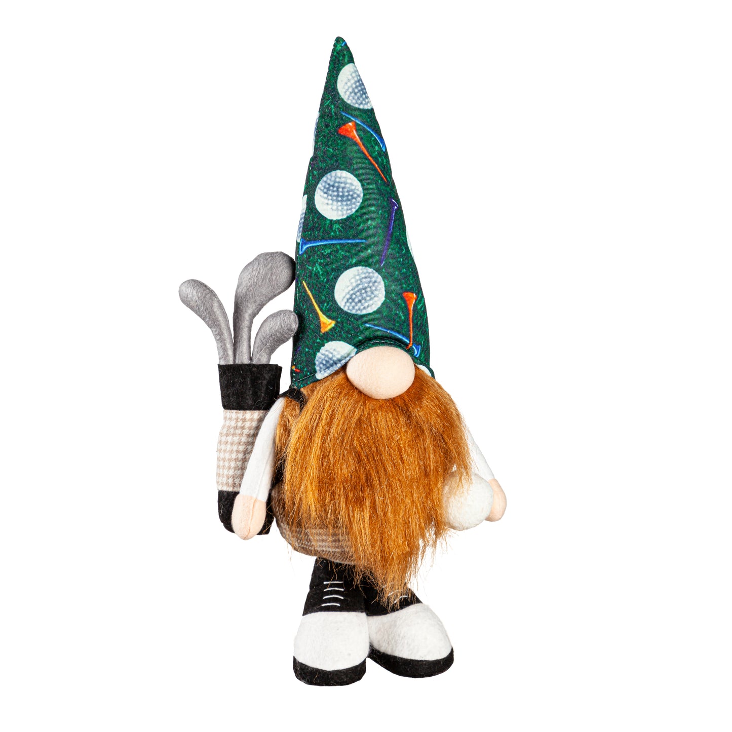 17" Fabric Golfing Gnome Table Décor