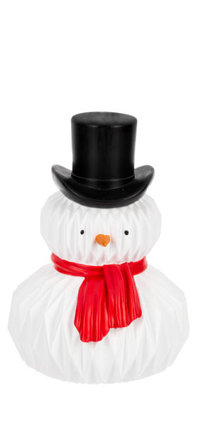 Honeycomb Snowman Figurine