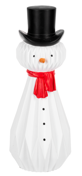 Honeycomb Snowman Figurine