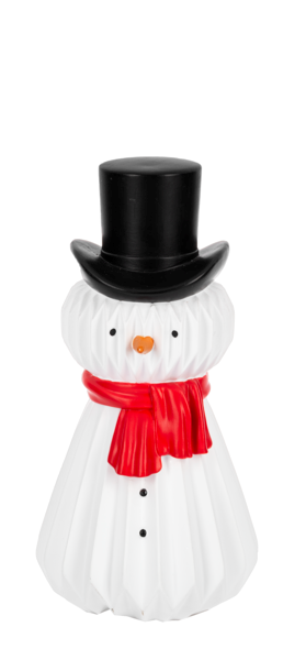 Honeycomb Snowman Figurine