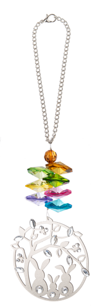 Bunnies Sparkle Pendant