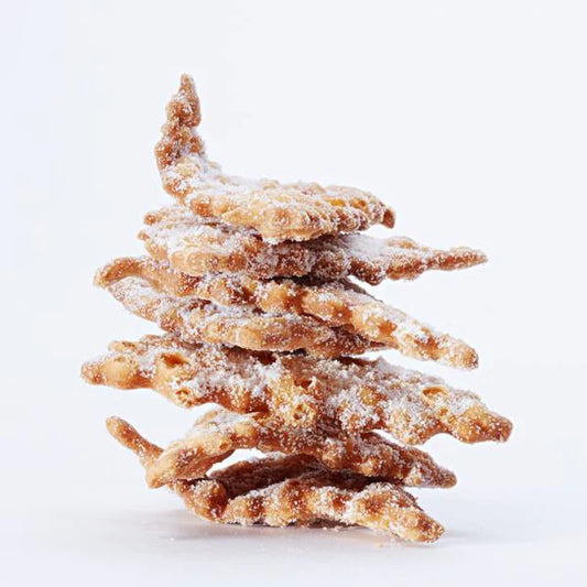 Cannoli Chips - Golden Cannoli - Powdered Sugar