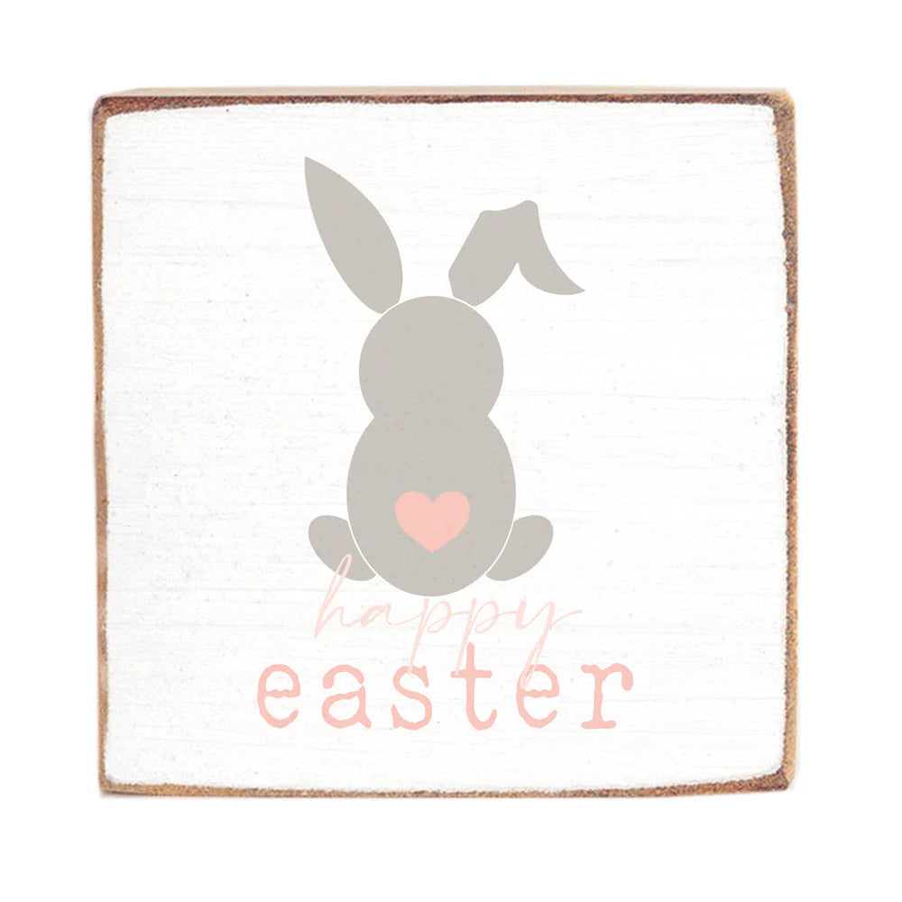 Happy Easter Block Sign