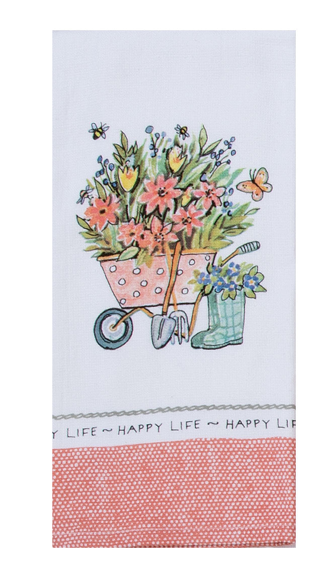 Happy Life Kitchen Towel