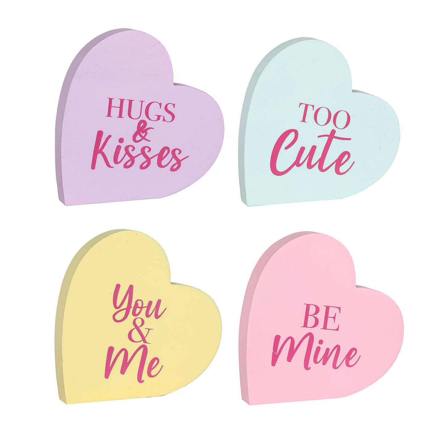 Wood Heart Shaped Sign