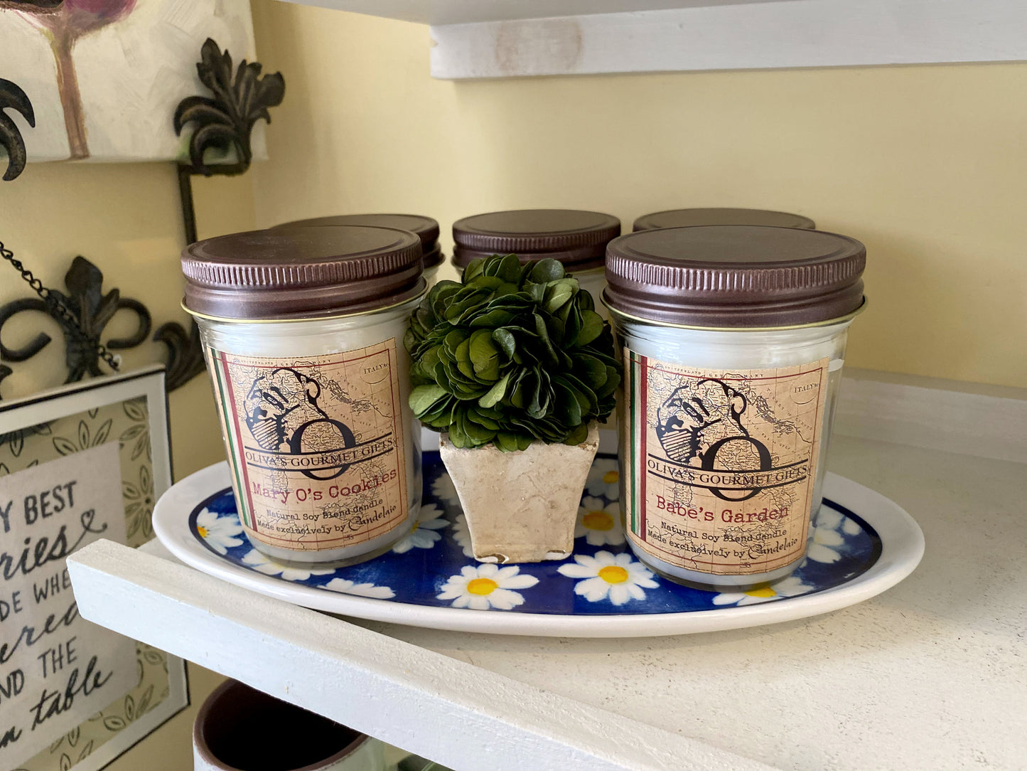 Candelaio "Babe & Mary O" Candles