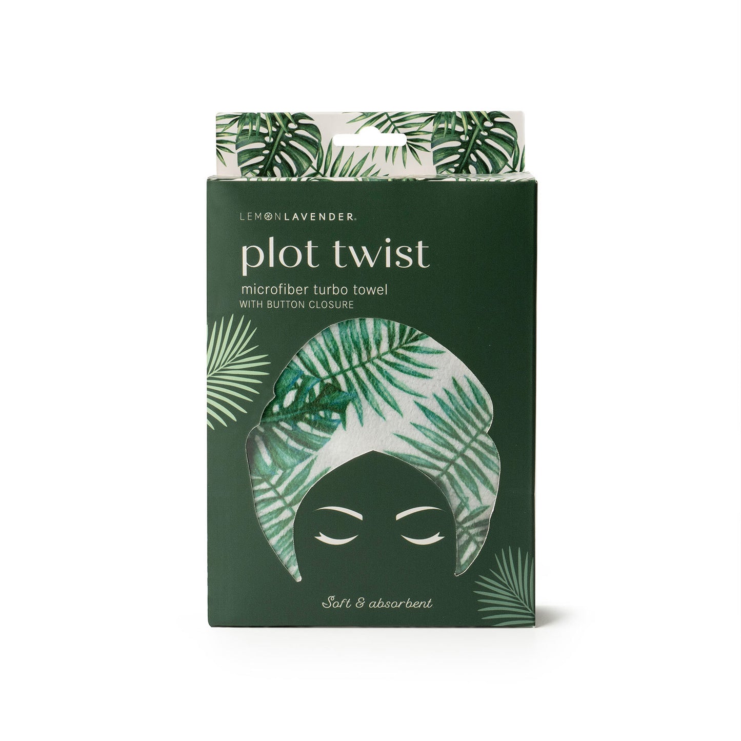 Lemon Lavender Plot Twist Microfiber Towel