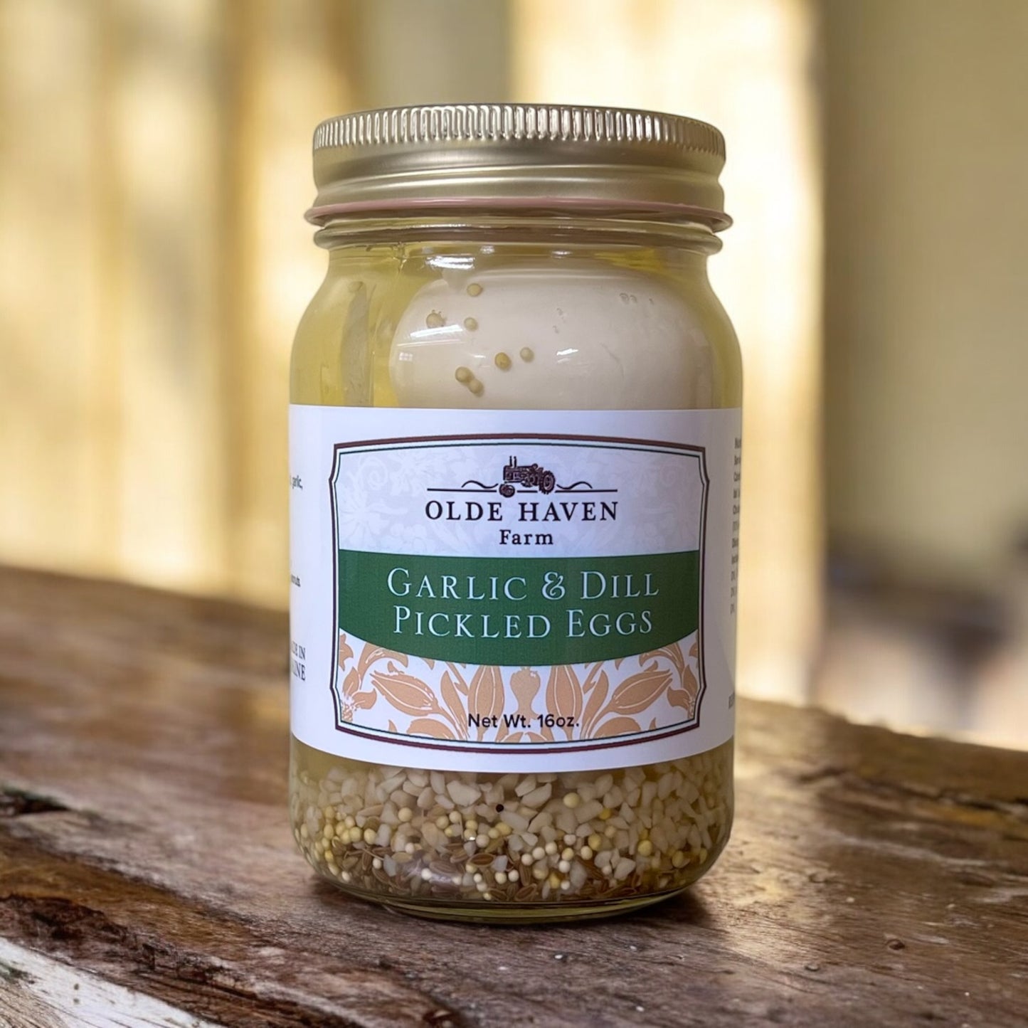 Olde Haven Farm - Garlic and Dill Pickled Eggs