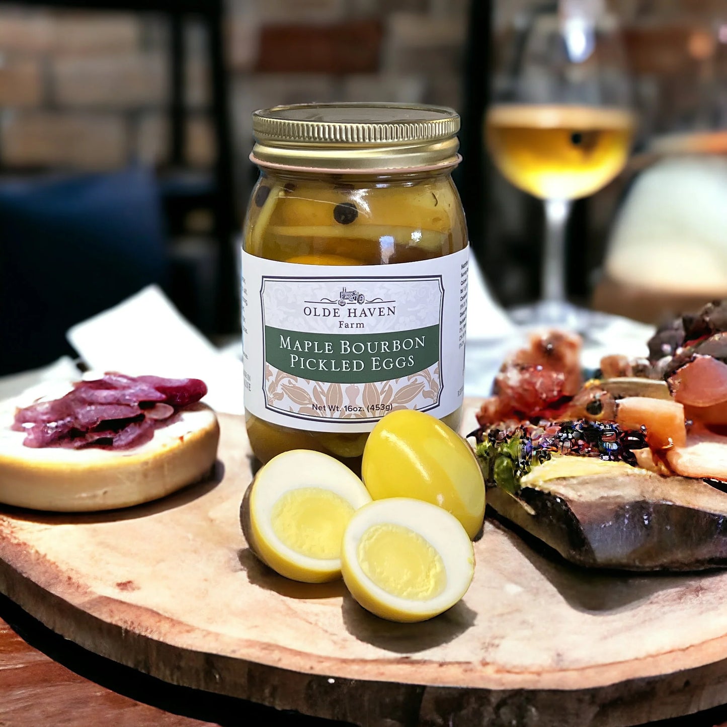 Olde Haven Farm - Maple Bourbon Pickled Eggs