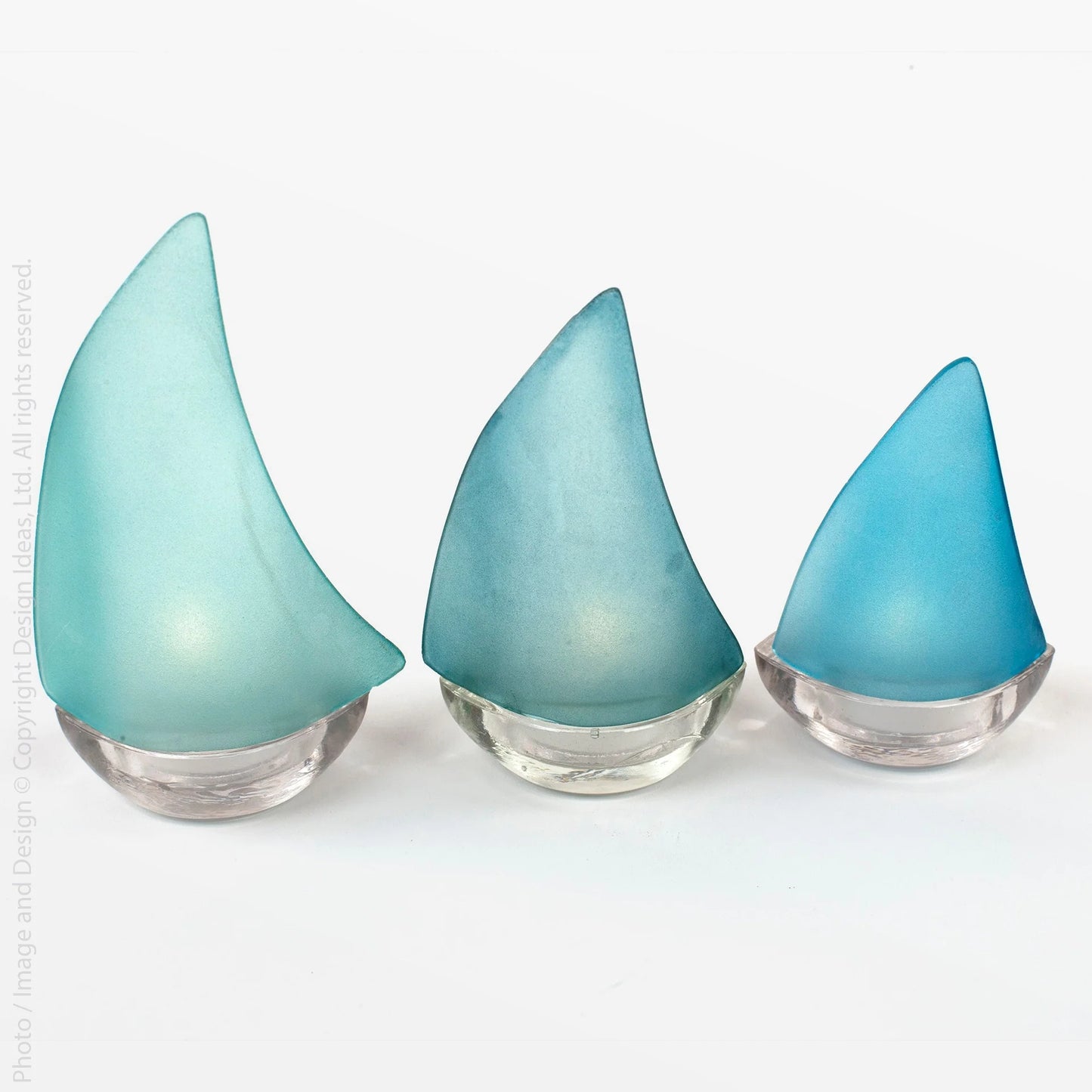 Regatta Ocean Glass Candle Holder