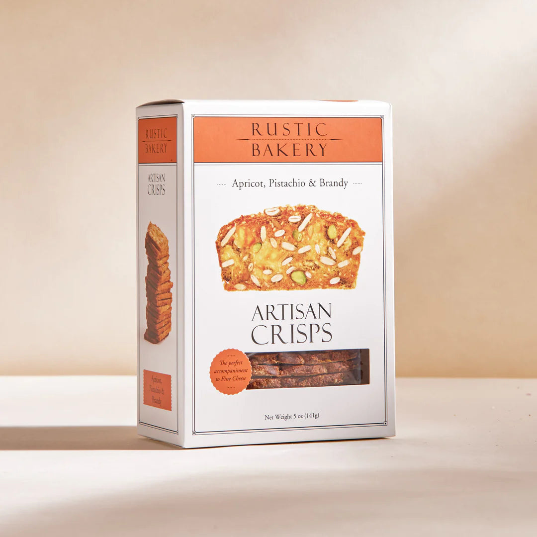 Rustic Bakery - Apricot, Pistachio & Brandy Artisan Crisps