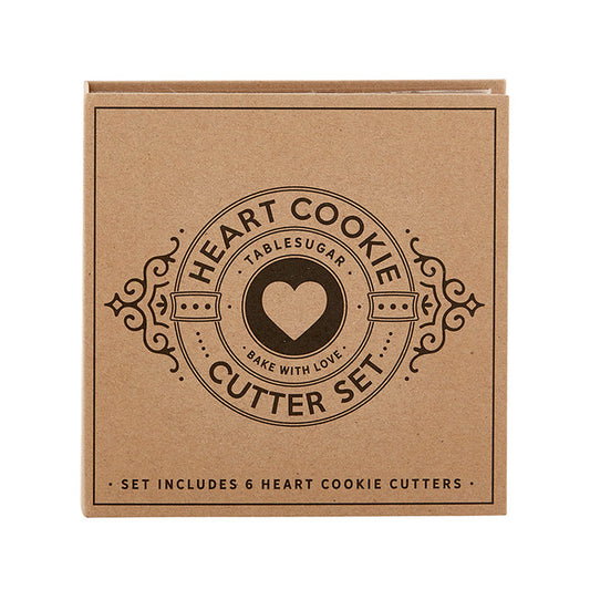 Heart Cookie Cutter Set Book Box