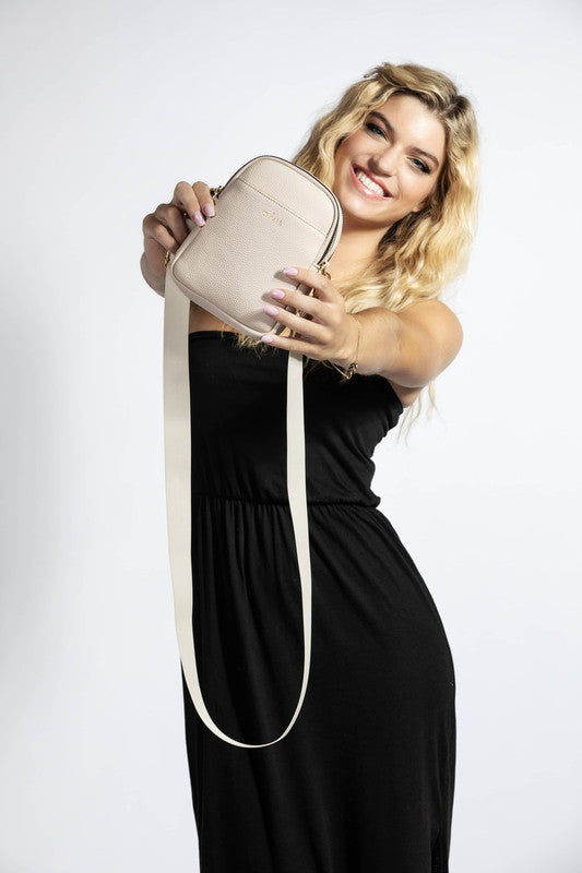 Kedzie Solstice Convertible Sling (Cream and Black)