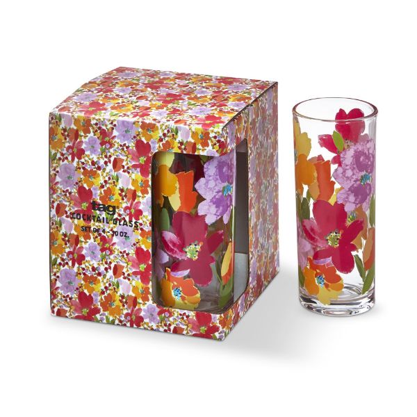 Springtime Drink Glasses - Set of 4