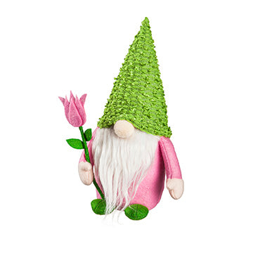 10.5" Fabric Springtime Gnomes