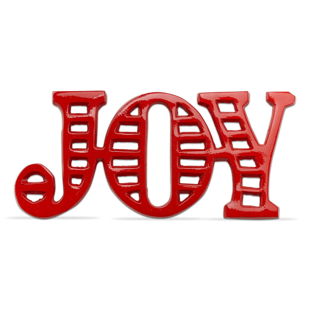 Red JOY trivet