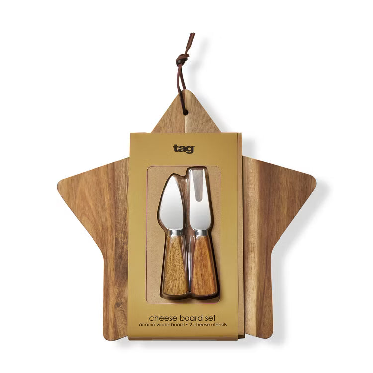 TAG Star Cheese Board Set