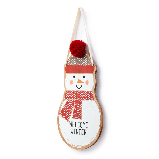 Welcome Winter Door Hanger