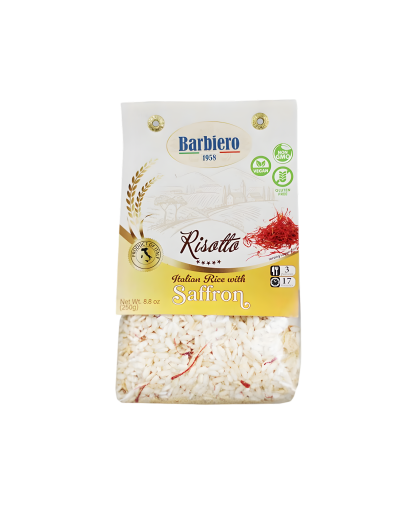 Barbiero Risotto with Saffron