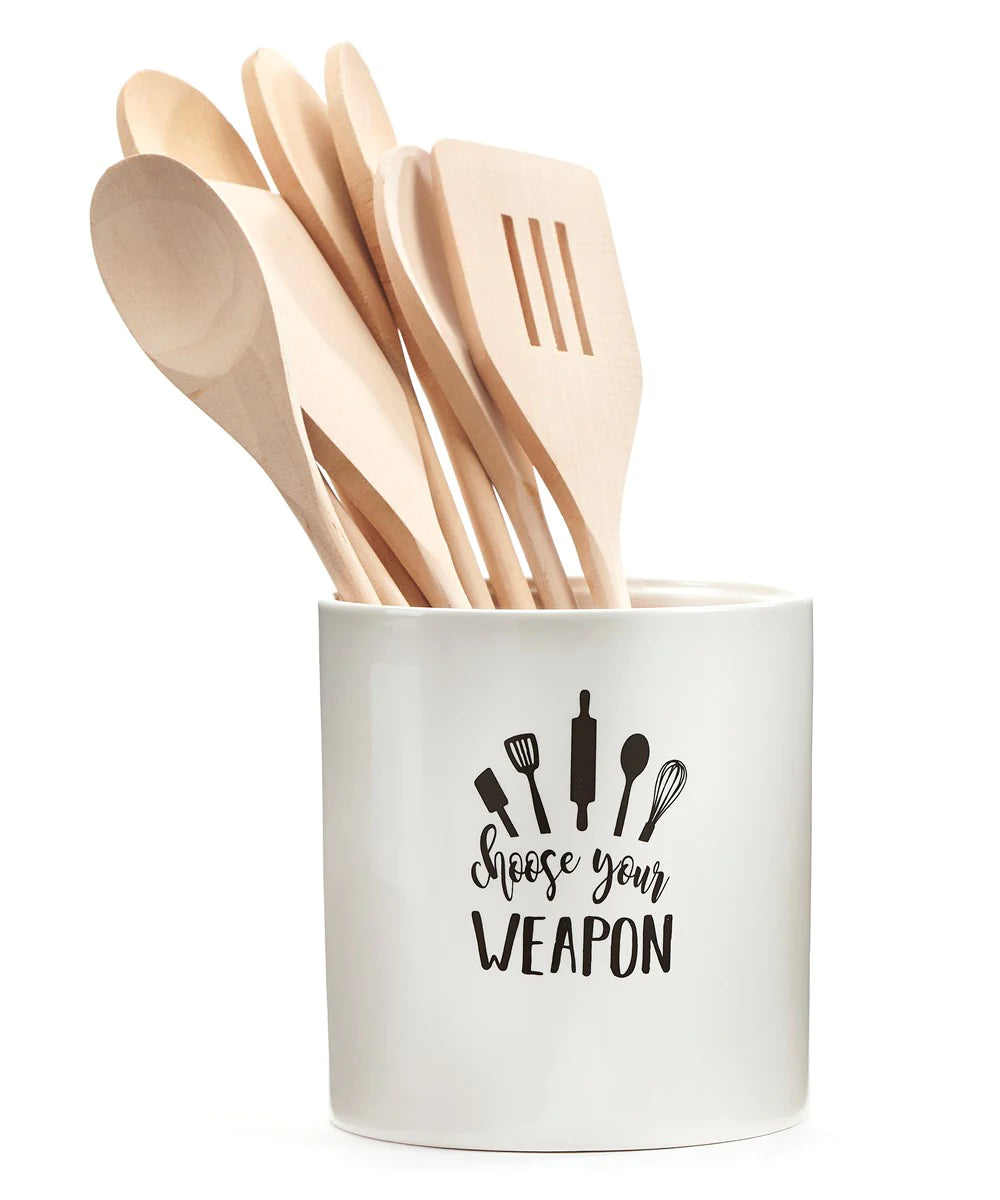 Choose Your Weapon - Utensil Holder