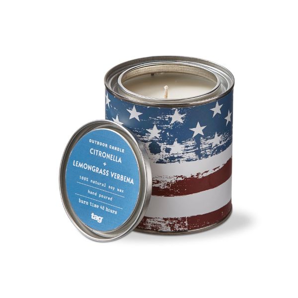 Citronella + Lemongrass Verbena Tin Candle