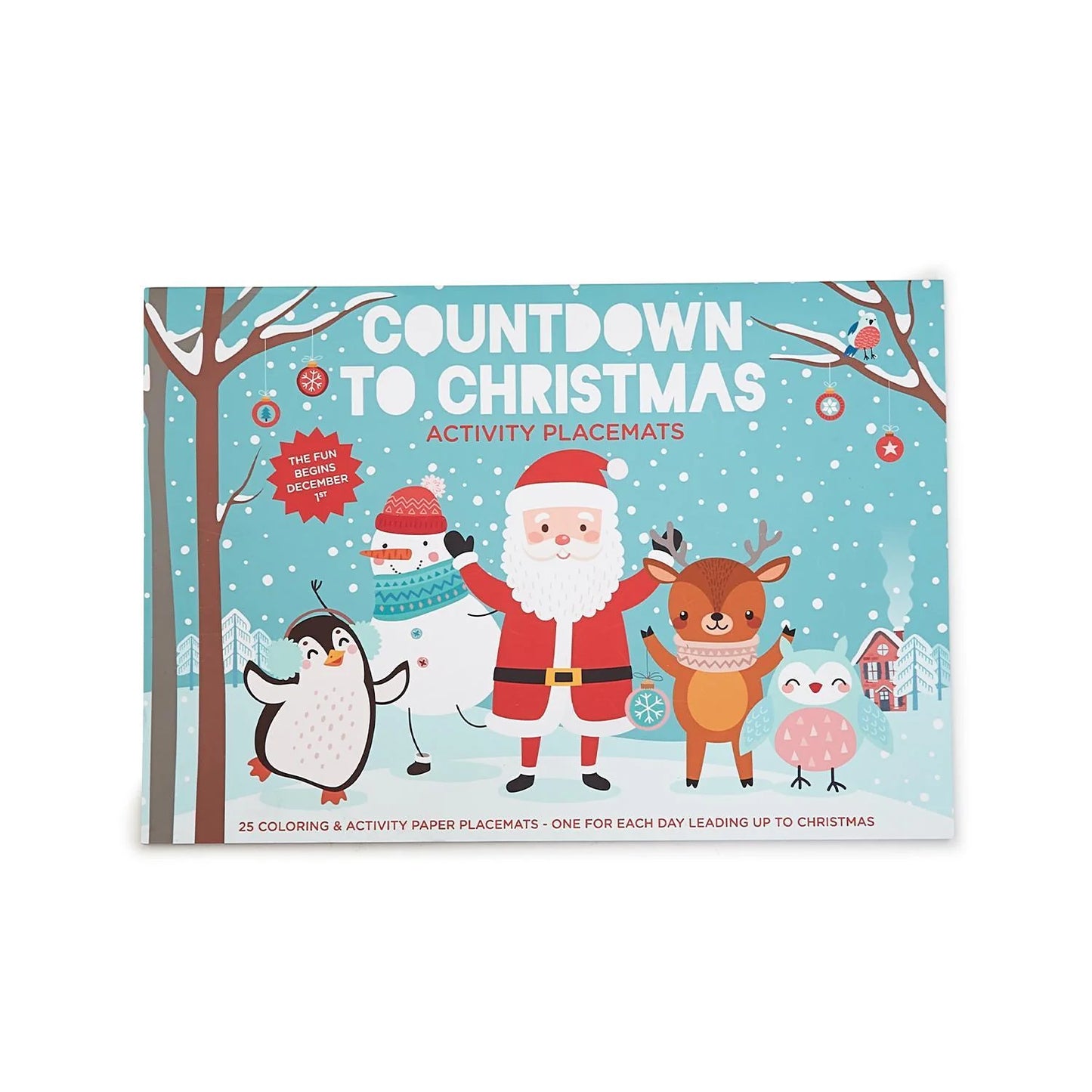 Countdown to Christmas Activity Placemats