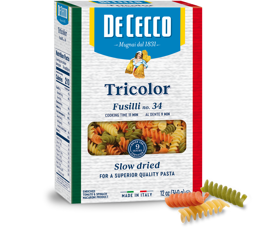 DeCecco Fusilli #34 Tricolor
