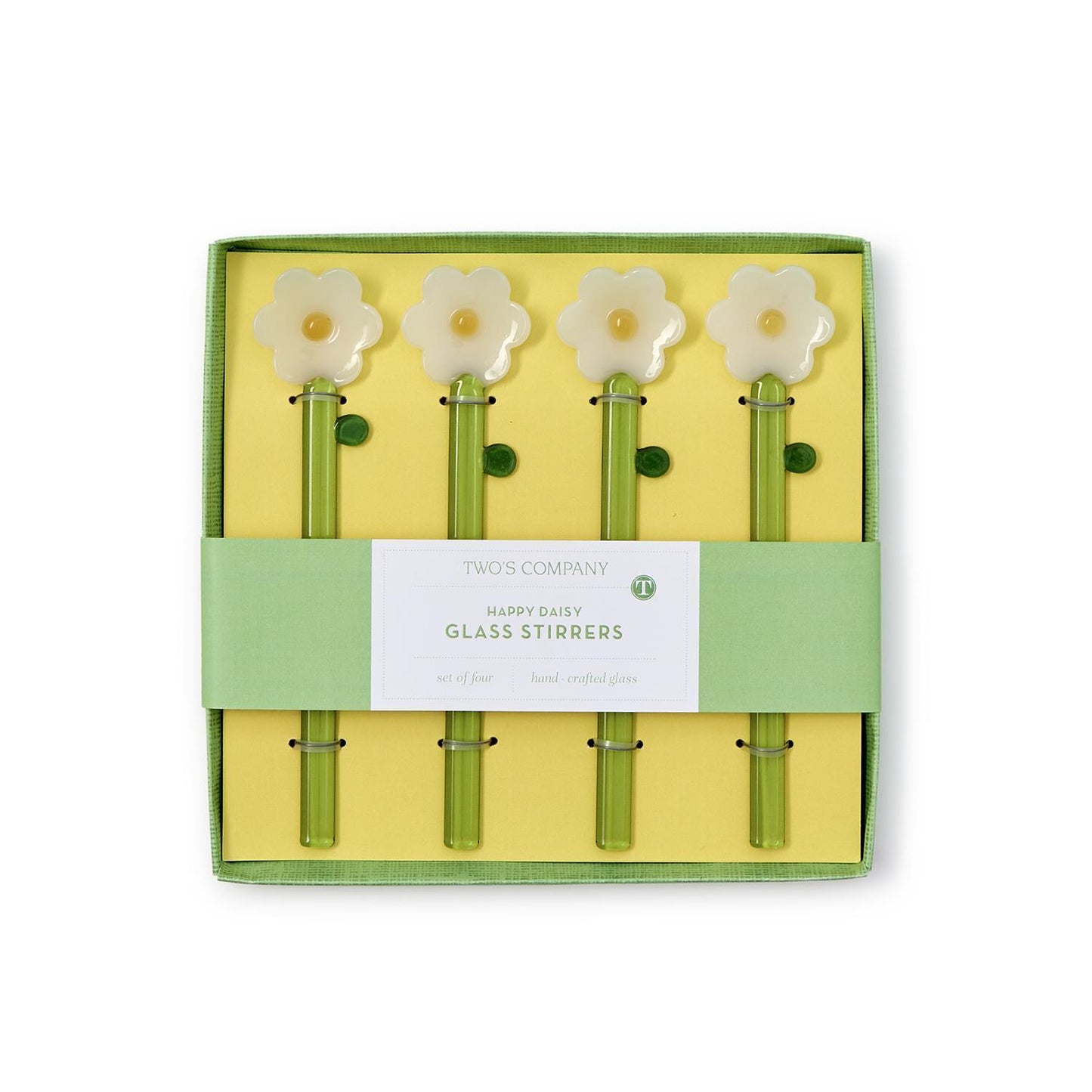 Happy Daisy Glass Stirrers