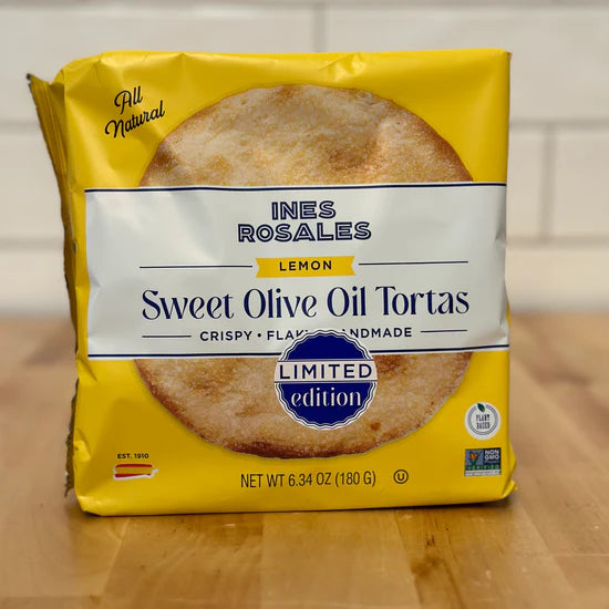 Ines Rosales Sweet Olive Oil Tortas - Lemon