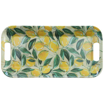 Lemons Melamine Tray