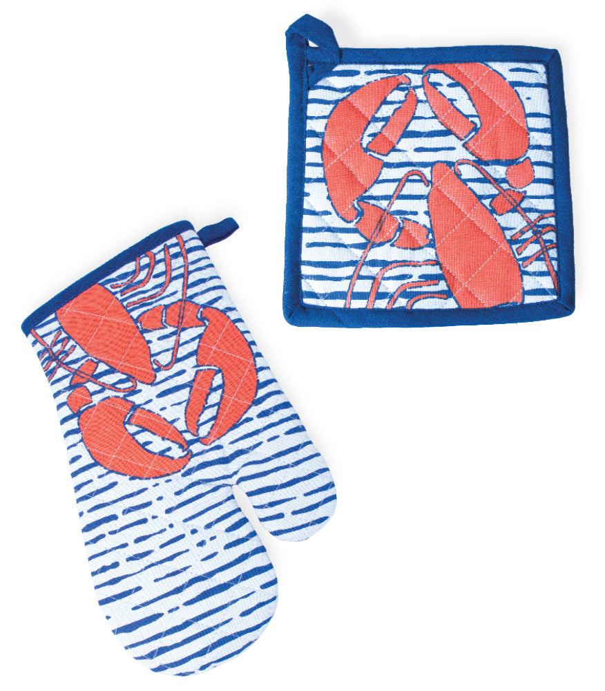 Lobster Oven Mitt and Potholder