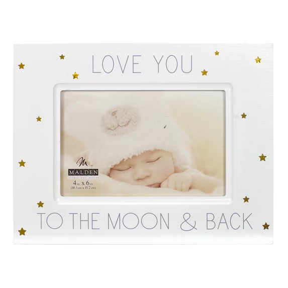 Love You to the Moon and Back Baby Picture Frame