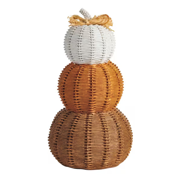 Triple Woven Resin Pumpkin