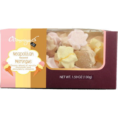 Ooomeringues Neapolitan Flavored Meringue