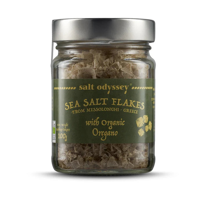 Salt Odyssey - Sea Salt Flakes- Organic Oregano