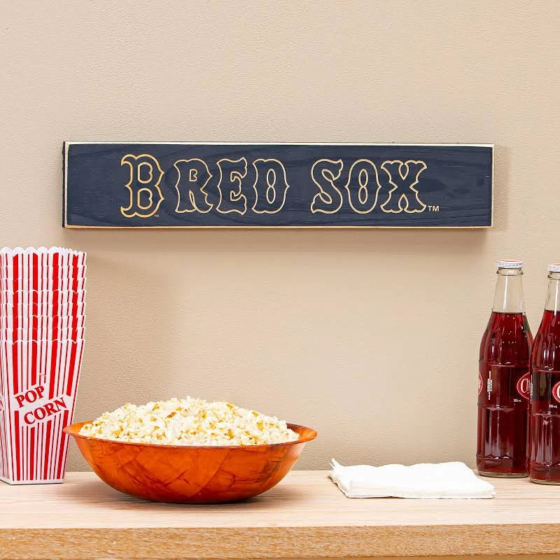 Boston Red Sox Engraved Wood Sign