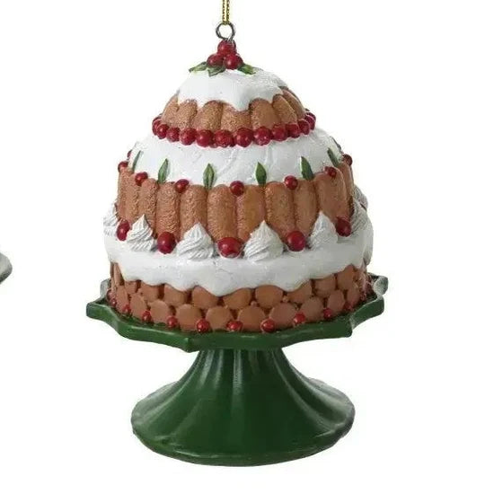Resin Cake on Pedestal Ornament