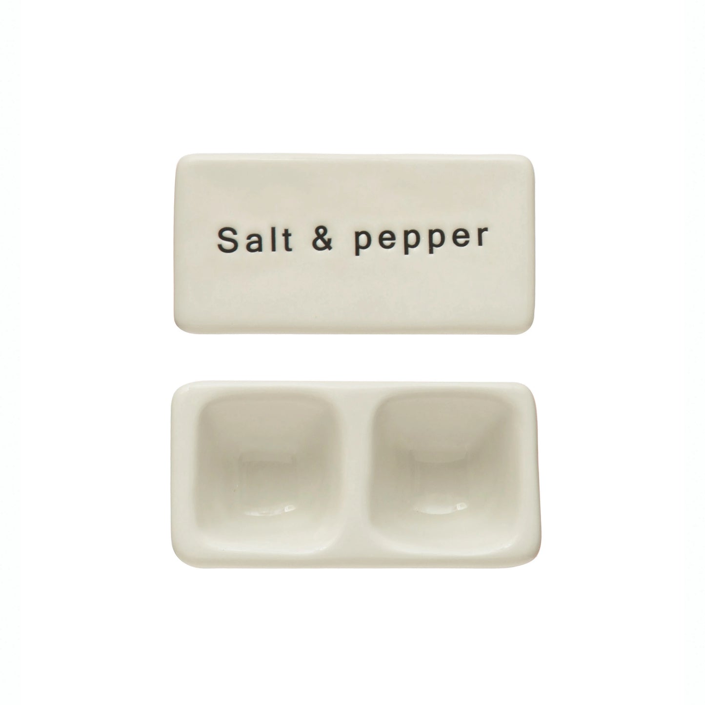 Stoneware Salt and Pepper Pinch Pot