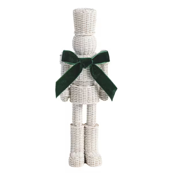 Small Woven Resin Nutcracker