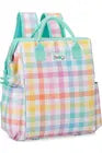SWIG Life Backpack Cooler Pretty in Plaid