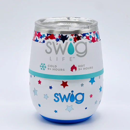 Swig Star Spangled 14oz Wine Cup