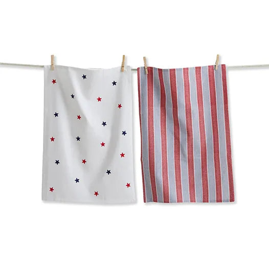TAG Stars & Stripes Dishtowels - Set of Two